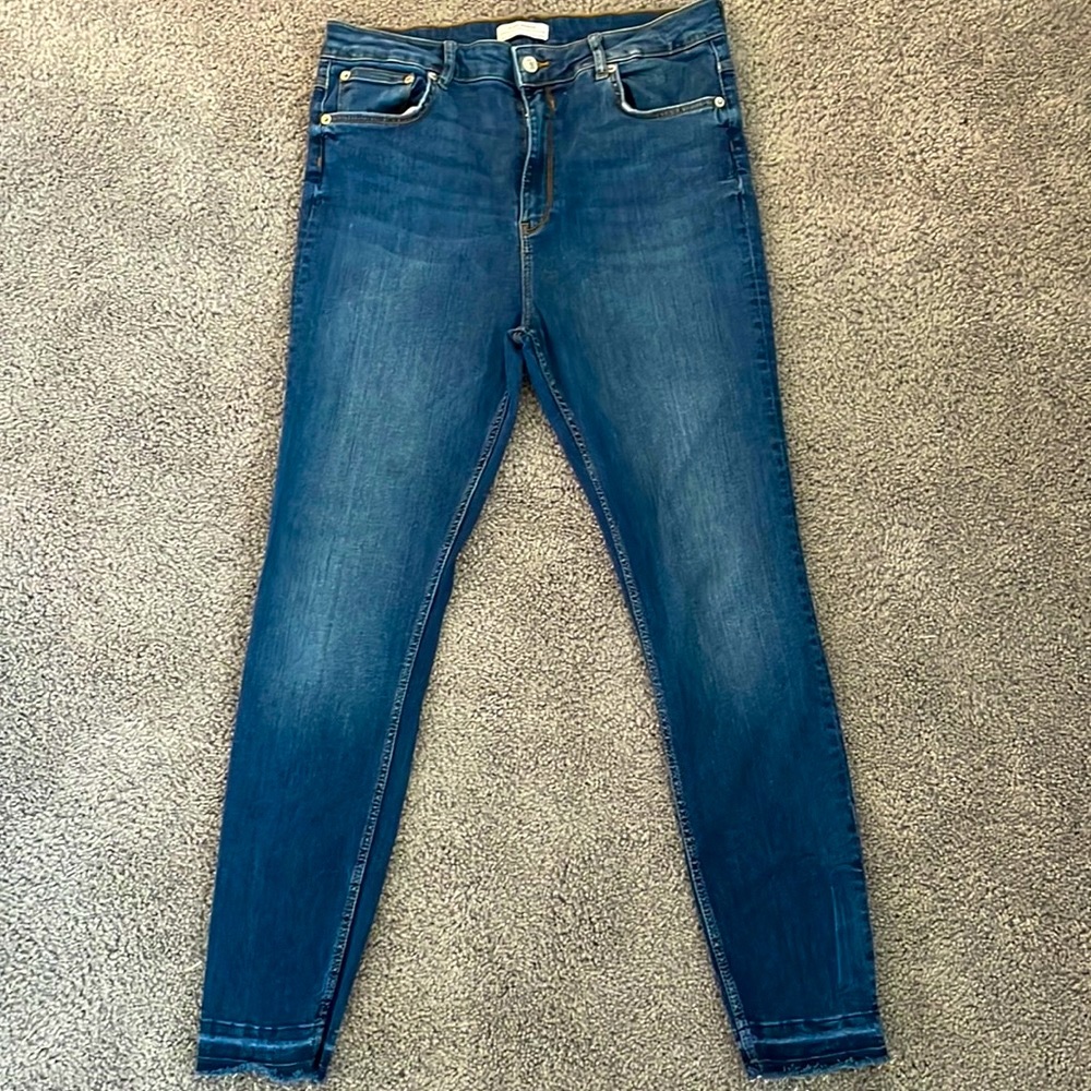 Zara high waist skinny jeans